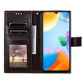Pikkukuva 3 / 6: SKALO Xiaomi Redmi 10C Mandala lompakkokotelo - Tummanruskea