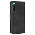 Pikkukuva 7 / 7: SKALO Sony Xperia 10 IV 6-lokeroa Lompakkokotelo - Musta