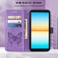 Pikkukuva 2 / 6: SKALO Sony Xperia 10 IV Mandala lompakkokotelo - Violetti