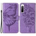 Pikkukuva 1 / 6: SKALO Sony Xperia 10 IV Mandala lompakkokotelo - Violetti