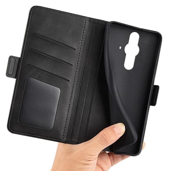 SKALO Sony Xperia PRO-I Premium Wallet Lompakkokotelo - Musta