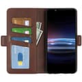 Pikkukuva 4 / 6: SKALO Sony Xperia PRO-I Premium Wallet Lompakkokotelo - Ruskea