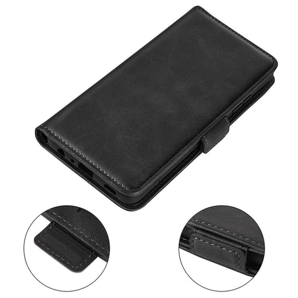 SKALO OnePlus Nord 2T 5G Premium Wallet Flip Cover - Sort