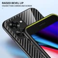 Pikkukuva 4 / 11: SKALO OnePlus Nord 2T 5G Hiilikuitu karkaistu lasi TPU suojakuori - Musta