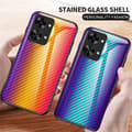 Pikkukuva 9 / 11: SKALO OnePlus Nord 2T 5G Hiilikuitu karkaistu lasi TPU suojakuori - Musta