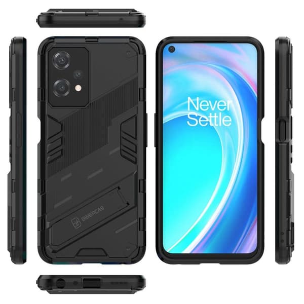 SKALO OnePlus Nord CE 2 Lite 5G Hybrid BIBERCAS Suojakuori - Musta