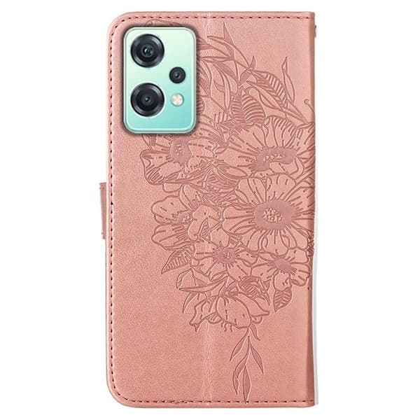 SKALO OnePlus Nord CE 2 Lite 5G Mandala lompakkokotelo - Ruusukulta