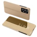 Pikkukuva 1 / 6: SKALO Samsung A13 4G Clear View Mirror Lompakko - Kulta