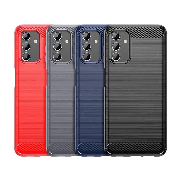 SKALO Samsung A13 4G Armor Carbon Stöttåligt TPU-skal