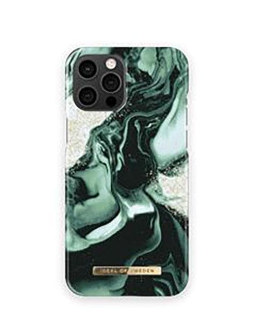 iDeal of Sweden iDeal iPhone 13 Fashion Case Golden Olive Marble