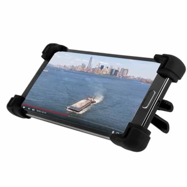 Universalt stötsäkert fodral videostöd Svart för Alcatel One Touch Pop 2 (4.5)