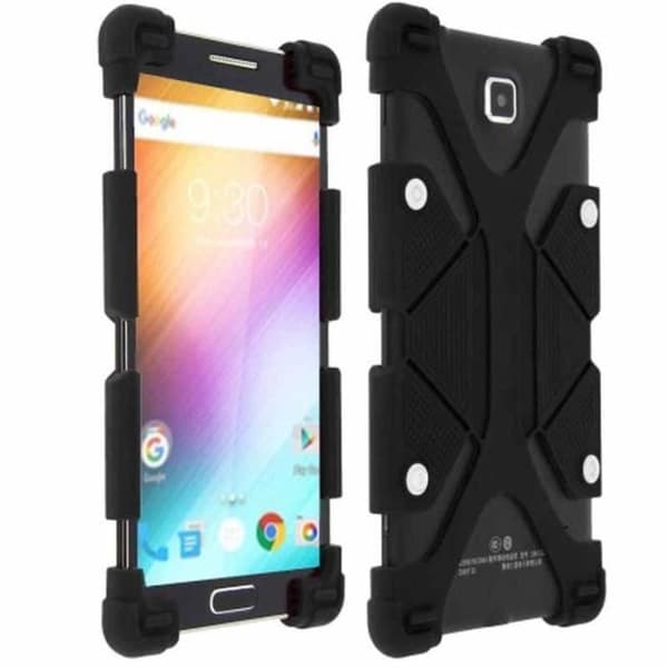 Universalt stötsäkert fodral videostöd Svart för Alcatel One Touch Pop 2 (4.5)