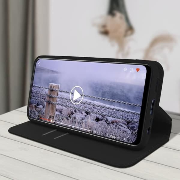 Hölje - Oppo - A72 / A52 - Eco-läder - Magnetisk klaff - Stödfunktion