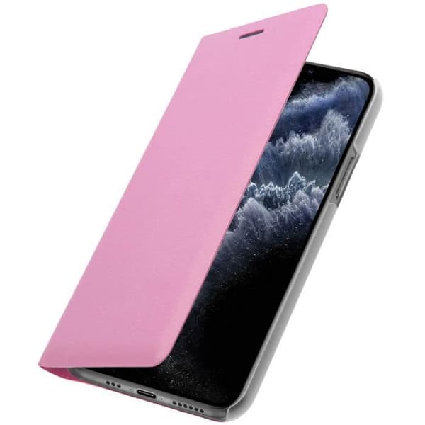 iPhone 11 Pro Max Fodral - AVIZAR - Folio Etui - Rosa - Hårdt Cover - Heltäckande Skydd
