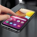 Miniatyrbild 4 av 4: Skyddsfodral och skyddsfilm - AVIZAR - Galaxy A11 - Hård - Härdat glas 9H - Stötresistent