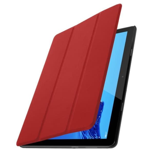 Housse - AVIZAR - Mediapad T5 10.0 - Fickfodral Folio - Video Stöd - Soft Touch Skydd