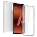 Miniatyrbild 1 av 4: Samsung Galaxy A70 Fodral Hårt Ryggskydd Fram Taktil Transparent Vit