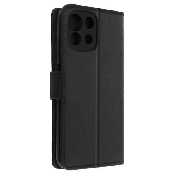 Skal - AVIZAR - Xiaomi Mi 11 Lite - Svart konstläder - Plånbok - Videostöd