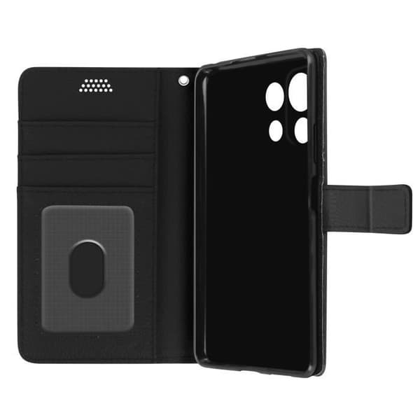 Skal - AVIZAR - Xiaomi Mi 11 Lite - Svart konstläder - Plånbok - Videostöd