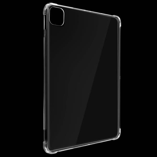 Flexibel Silikonskal - AVIZAR - iPad Pro 12.9 2020/2018 - Transparent Vit - Stötskydd - Ultra-Tunn
