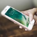 Miniatyrbild 3 av 4: iPhone 6 Plus/6S Plus/7 Plus/8 Plus Kristallfodral i två material - Genomskinlig