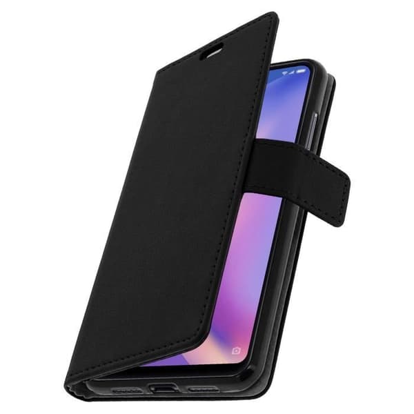 Housse - Xiaomi - Mi 8 Lite - Silikon - Videostöd - Svart