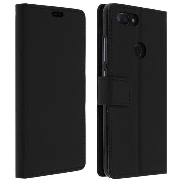 Housse - Xiaomi - Mi 8 Lite - Silikon - Videostöd - Svart