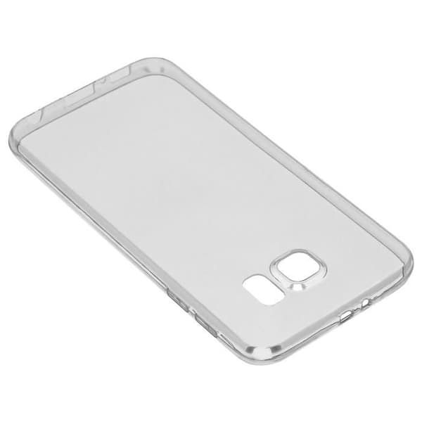 Skal och Skyddsfilm - AVIZAR - Samsung Galaxy S6 - Transparent - Silikon - Härdat Glas