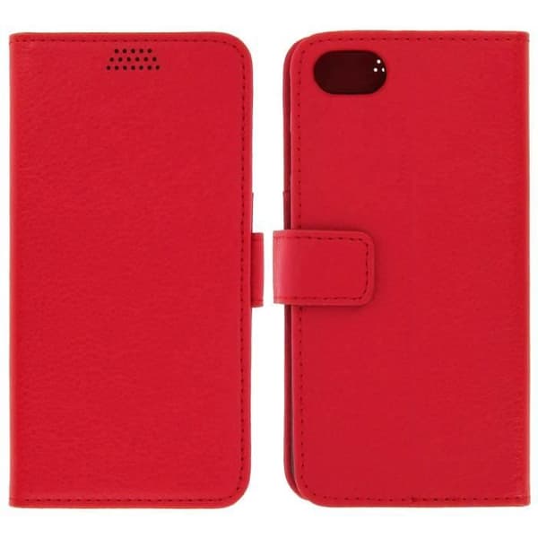 iPhone 7 och iPhone 8 Flip Wallet Fodral - Röd