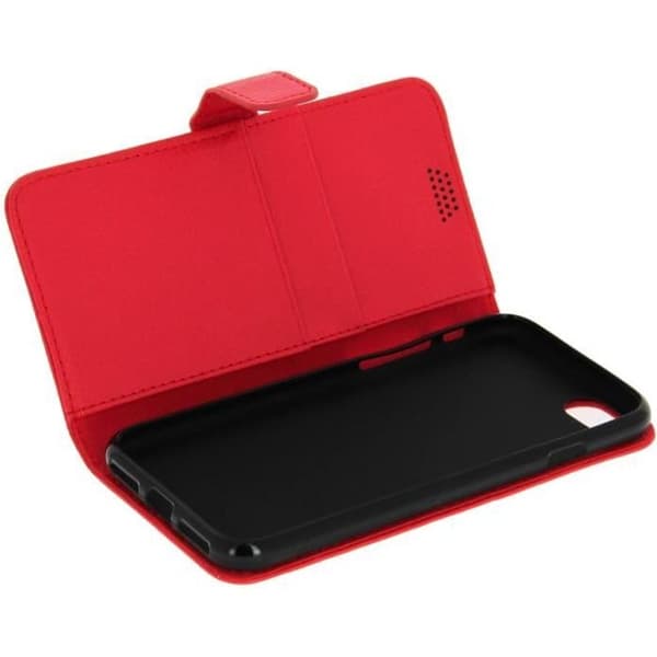 iPhone 7 och iPhone 8 Flip Wallet Fodral - Röd