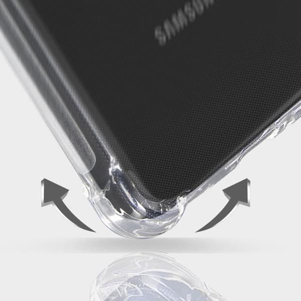 Skyddande fodral - Akashi - Galaxy A22, M32, M22 - Silikongel - Stötsäker - Transparent