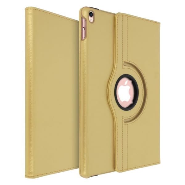 Etui iPad Air 2019 / Pro 10.5 - Apple - Rotativ 360° - Guldgul - Fullständigt skydd - Unisex