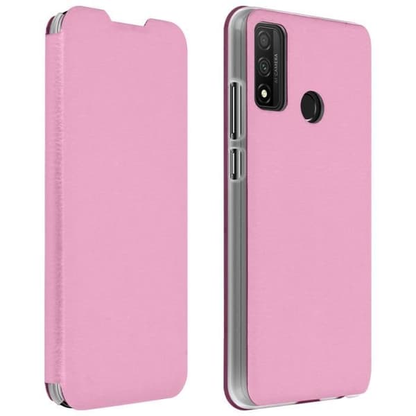 Huawei P smart 2020 Plånboksfodral - AVIZAR - Rosa - Syntetisk - Lock - Slät