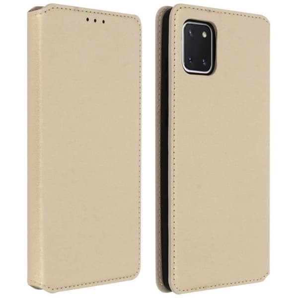 Skal till Samsung Galaxy Note 10 Lite Folio Plånboksställ Funktion Guld