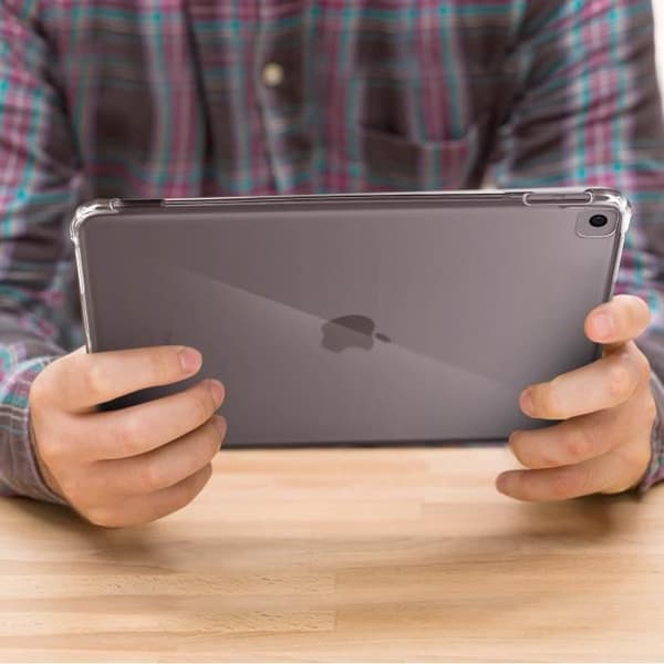 Coque - AVIZAR - iPad 2019 10.2 / Air 2019 - Flexible Silikon - Genomskinlig - Förstärkta hörn