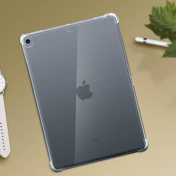 Coque - AVIZAR - iPad 2019 10.2 / Air 2019 - Flexible Silikon - Genomskinlig - Förstärkta hörn