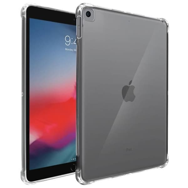 Coque - AVIZAR - iPad 2019 10.2 / Air 2019 - Flexible Silikon - Genomskinlig - Förstärkta hörn