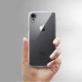 Miniatyrbild 4 av 4: Skyddsfodral och film - Apple - iPhone XR - Transparent silikon - Härdat glas - Mjuk