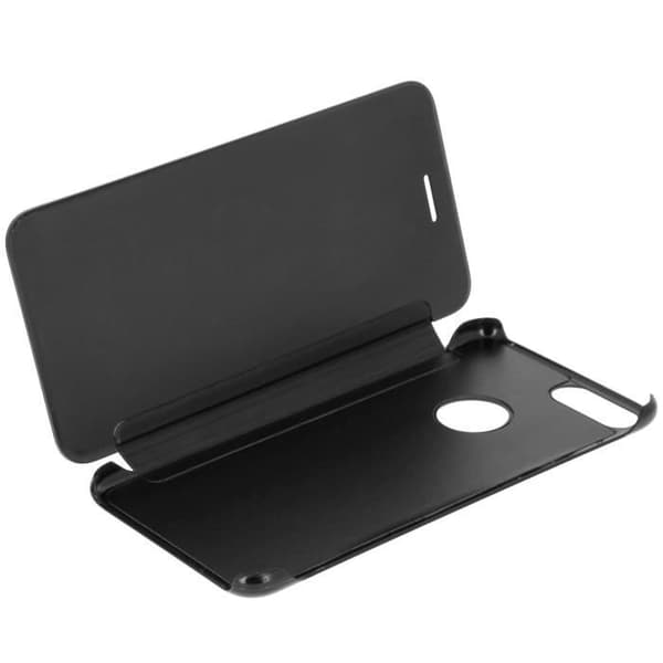 Svart Mirror Folio Fodral Skal iPhone 7 Plus / iPhone 8 Plus Genomskinlig flik