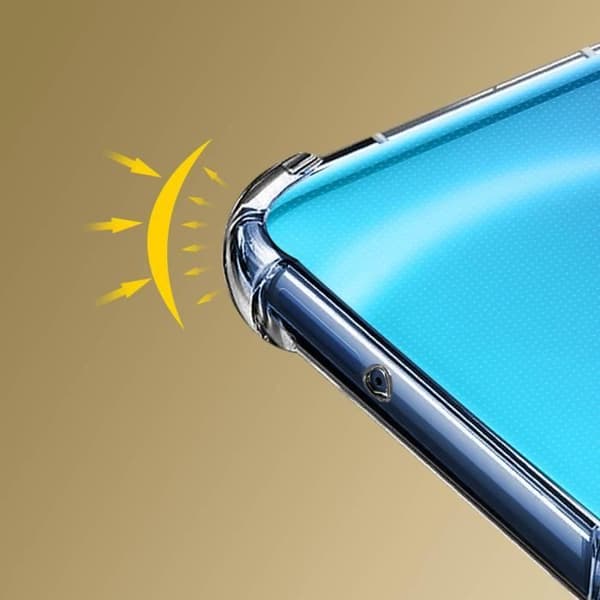 Coque - AVIZAR - Huawei P30 Lite / P30 Lite XL - Flexibelt silikongel - Förstärkta hörn - Vit