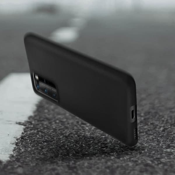 Coque - AVIZAR - Huawei P40 Pro - Mjuk - Stötabsorberande - Matt Svart