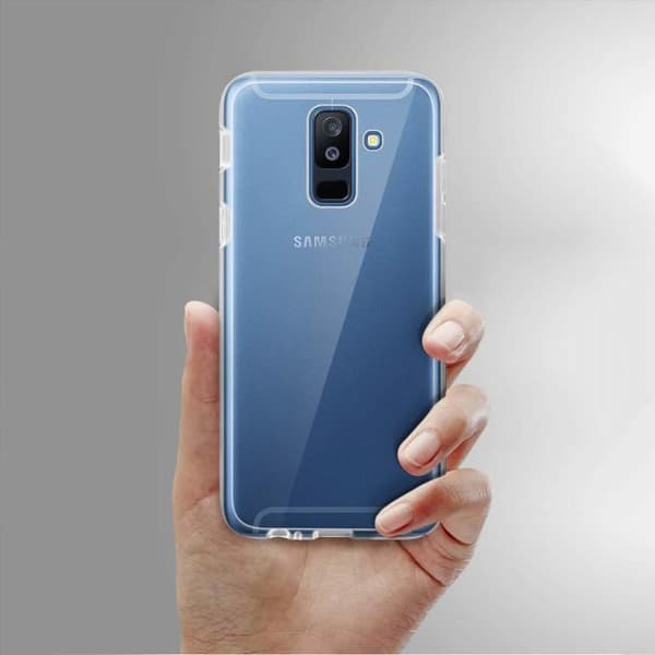 Skyddskal - Samsung - Galaxy A6 Plus - Silikon - Hård baksida - Transparent