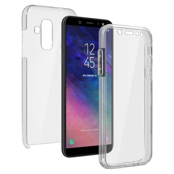 Skyddskal - Samsung - Galaxy A6 Plus - Silikon - Hård baksida - Transparent