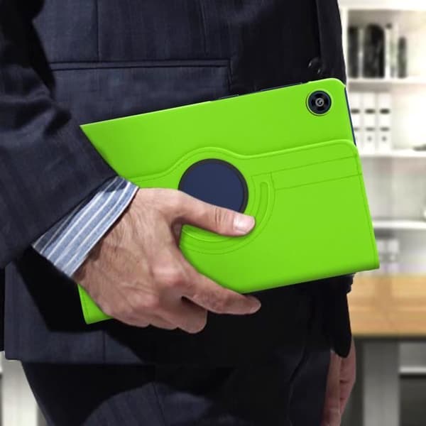 Étui - Huawei - MatePad T8 - Heltäckande Fodral - 360° Rotationsstöd - Grön
