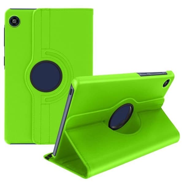Étui - Huawei - MatePad T8 - Heltäckande Fodral - 360° Rotationsstöd - Grön