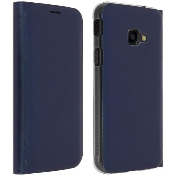 Galaxy Xcover 4 Folio Case Plånbok Clamshell Flip Bokfodral - Blå