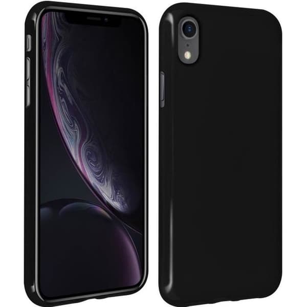 Telefonfodral - Apple - iPhone XR - Mjuk silikongel - Matt effekt - Glänsande kanter