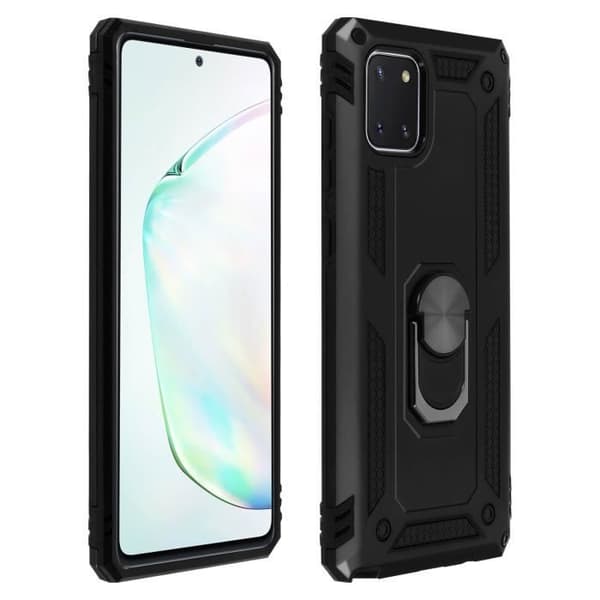 Coque - AVIZAR - Samsung Galaxy Note 10 Lite - Antichock - Bi-material - Videostöd