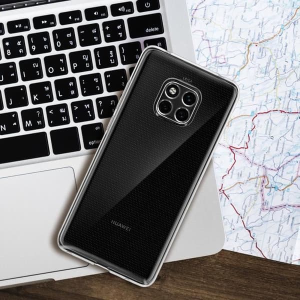 Coque - Huawei - Mate 20 Pro - Mjuk silikon - Ultra-tunn - Transparent vit