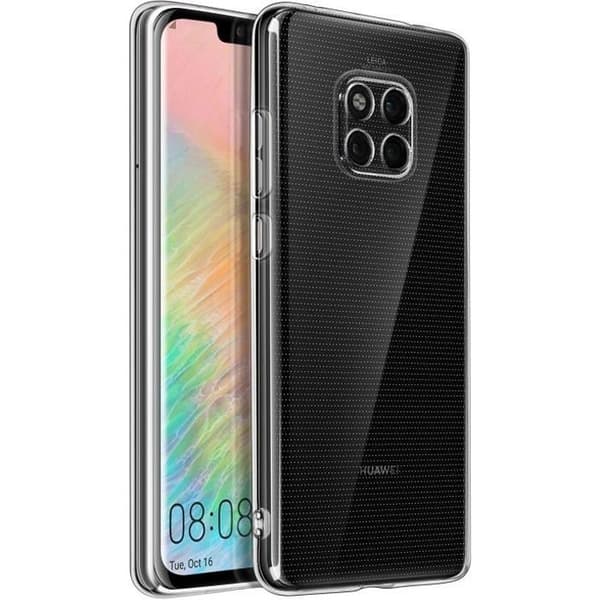 Coque - Huawei - Mate 20 Pro - Mjuk silikon - Ultra-tunn - Transparent vit